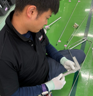 工場で作業☆