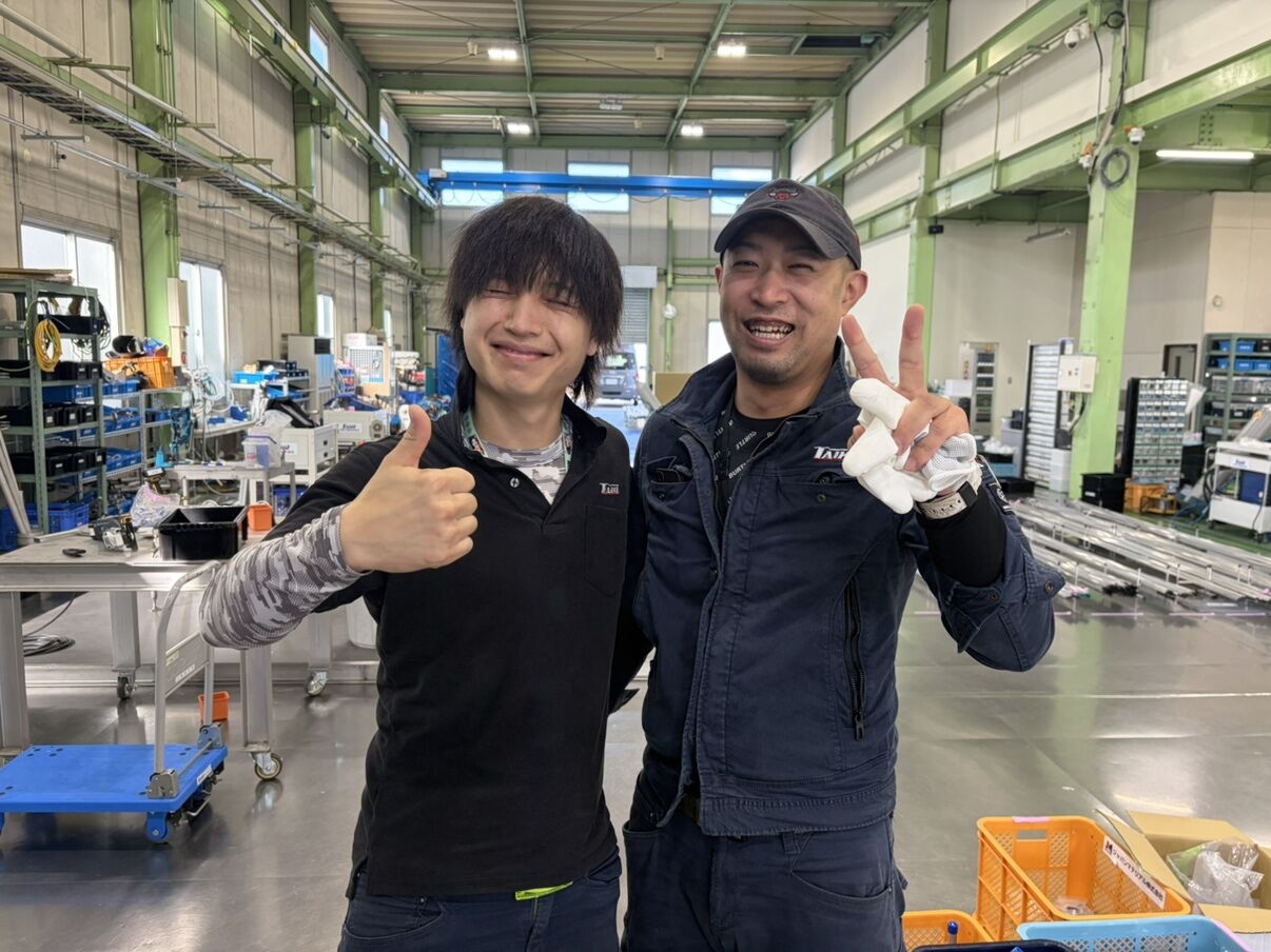綺麗な室内作業場でパシャリ！未経験でもすぐに馴染める大輝工業の日常(^^)
